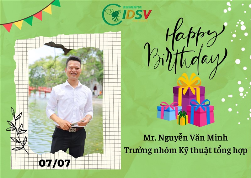 Chúc mừng sinh nhật thành viên tháng 7/2022