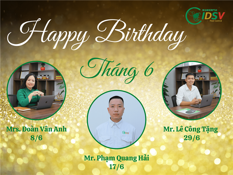 Chúc mừng sinh nhật thành viên tháng 6/2022