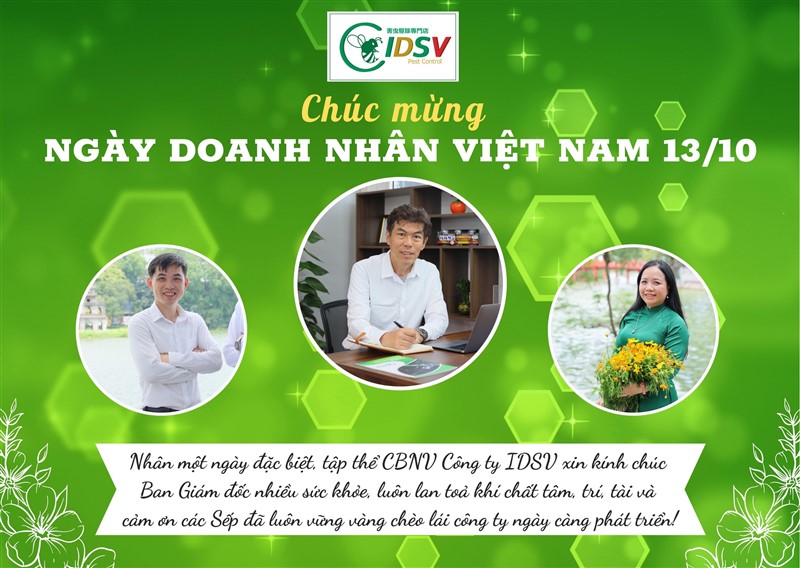 IDSV Chúc mừng Ngày Doanh nhân Việt Nam 13/10 